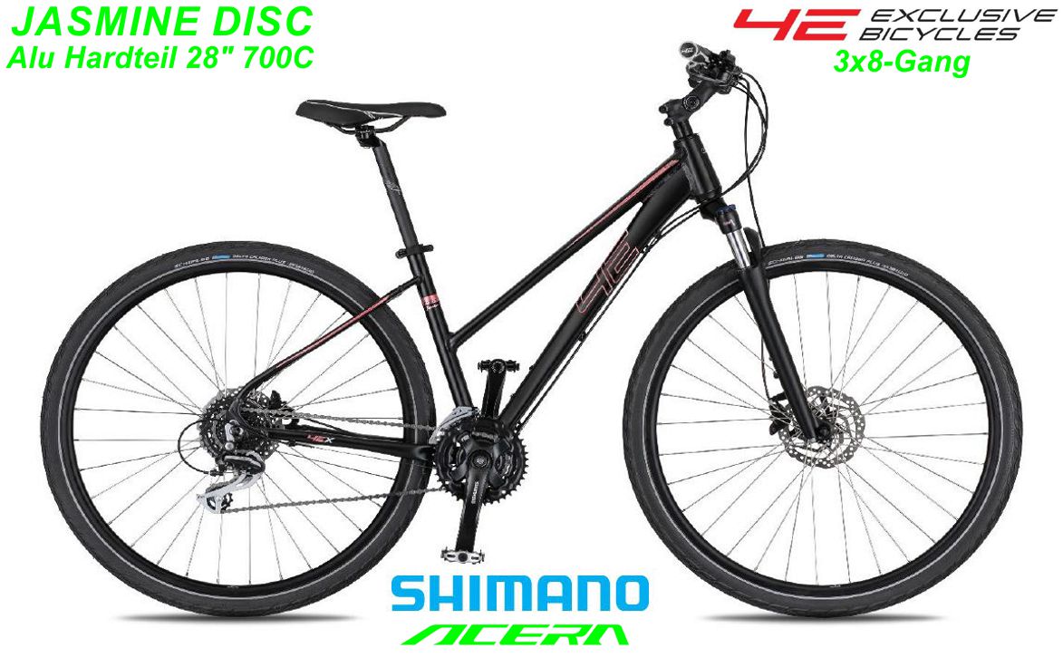 4ever Bikes Jasmine Disc black 700C Hardteile Modell 2021 Bikes Shop kaufen Balsthal