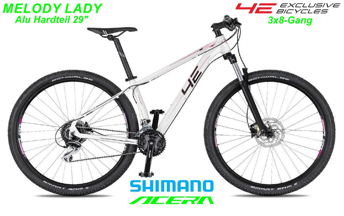 4ever Bikes Melody Lady weiss Hardteile Modell 2021 Bikes Shop kaufen Balsthal