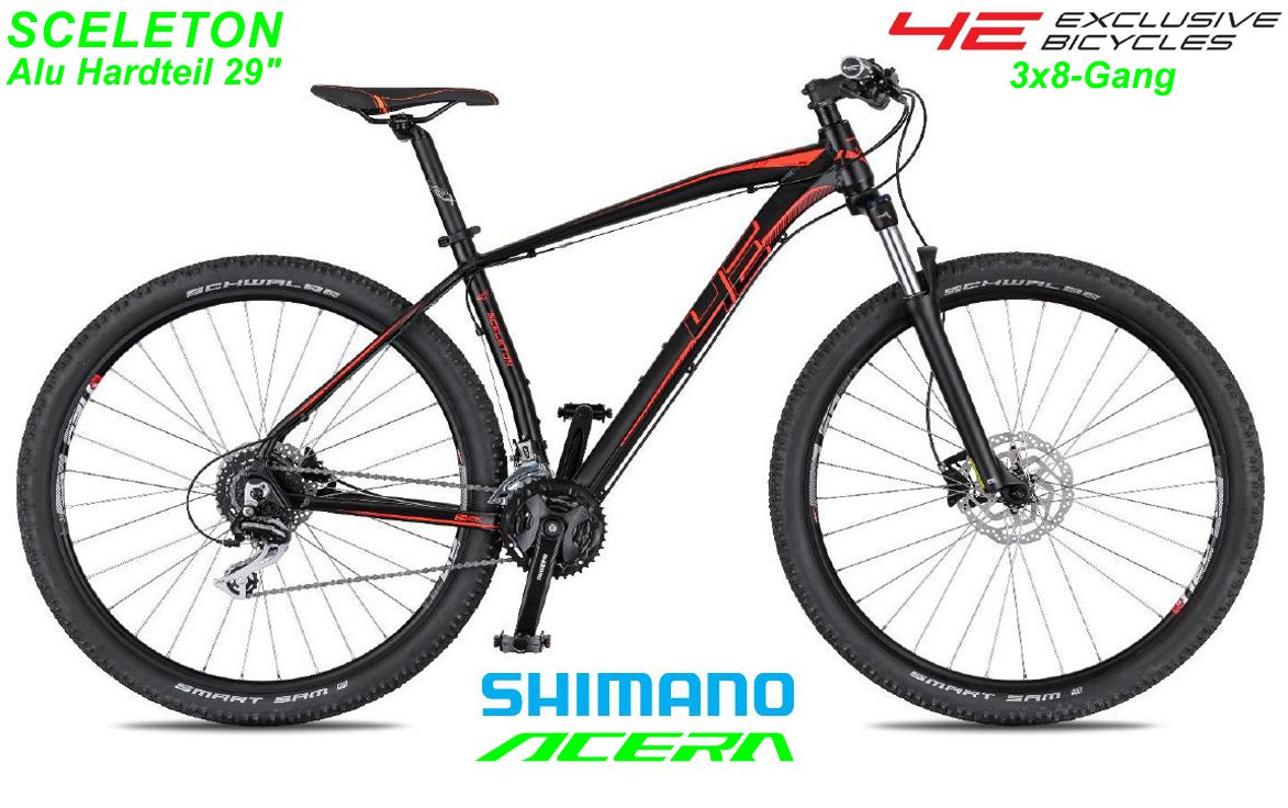 4ever Bikes Sceleton rot Hardteile Modell 2021 Bikes Shop kaufen Balsthal