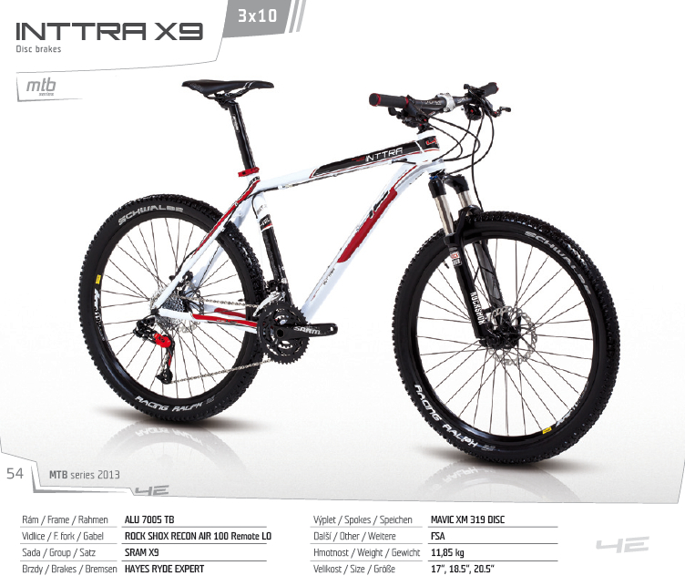 MTB 4EVER Inttra X9 Disc mit Beschreibung