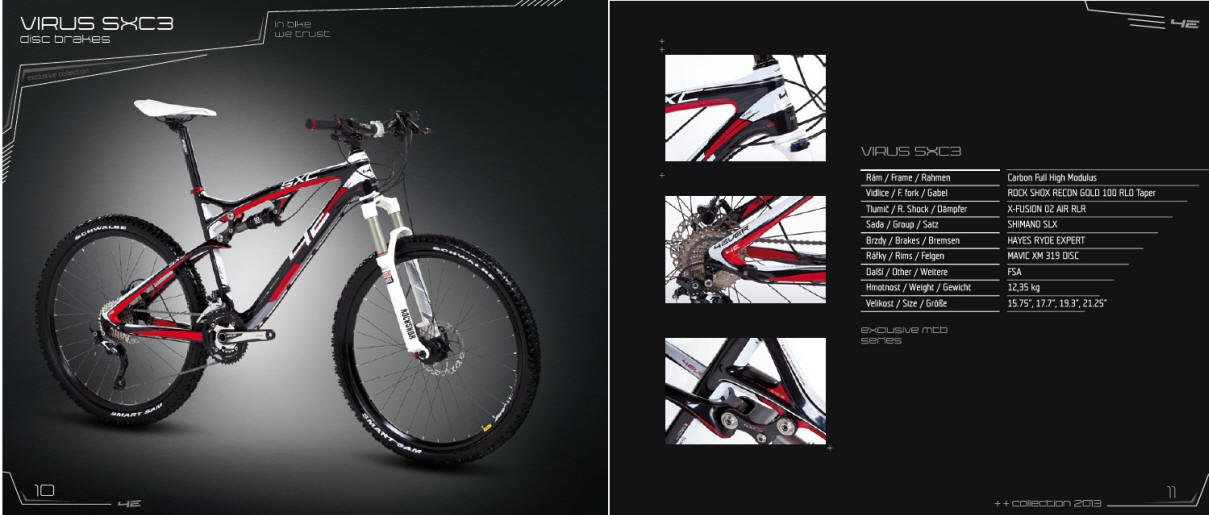 MTB 4EVER Virus SXC3 mit Beschreibung