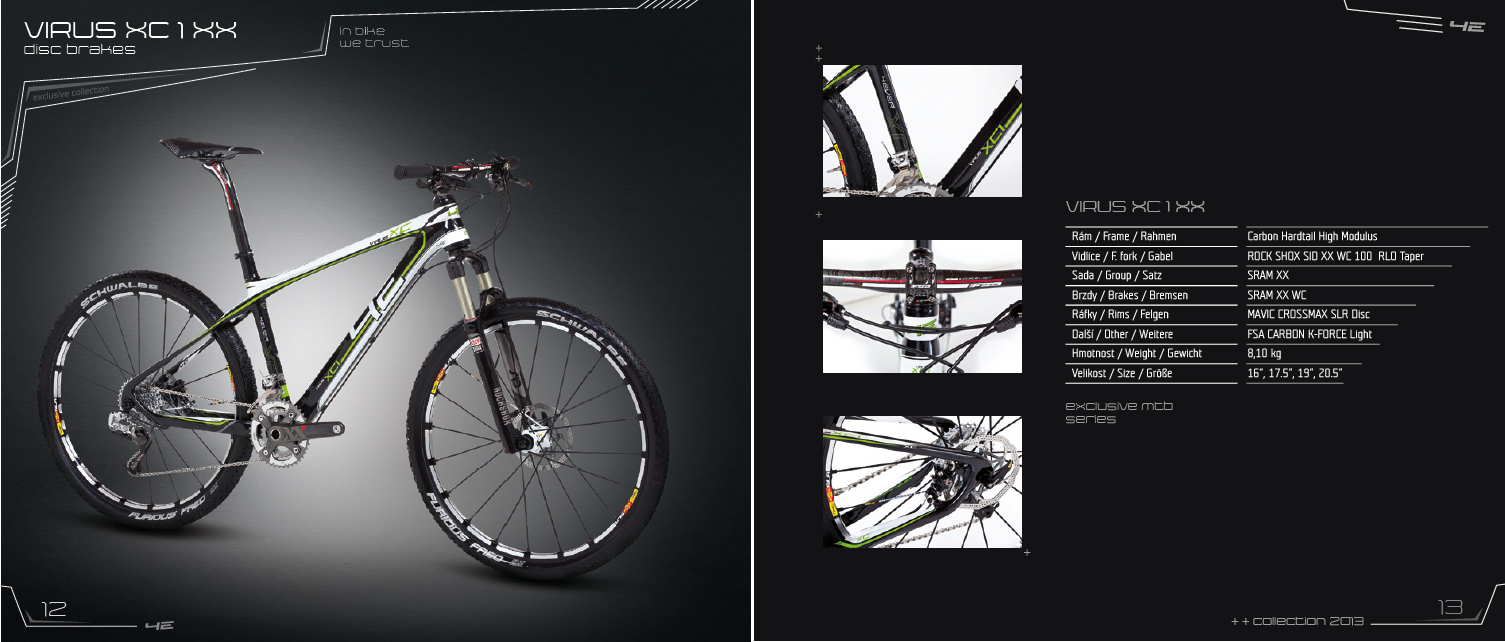 MTB 4EVER Virus XC 1XX mit Beschreibung